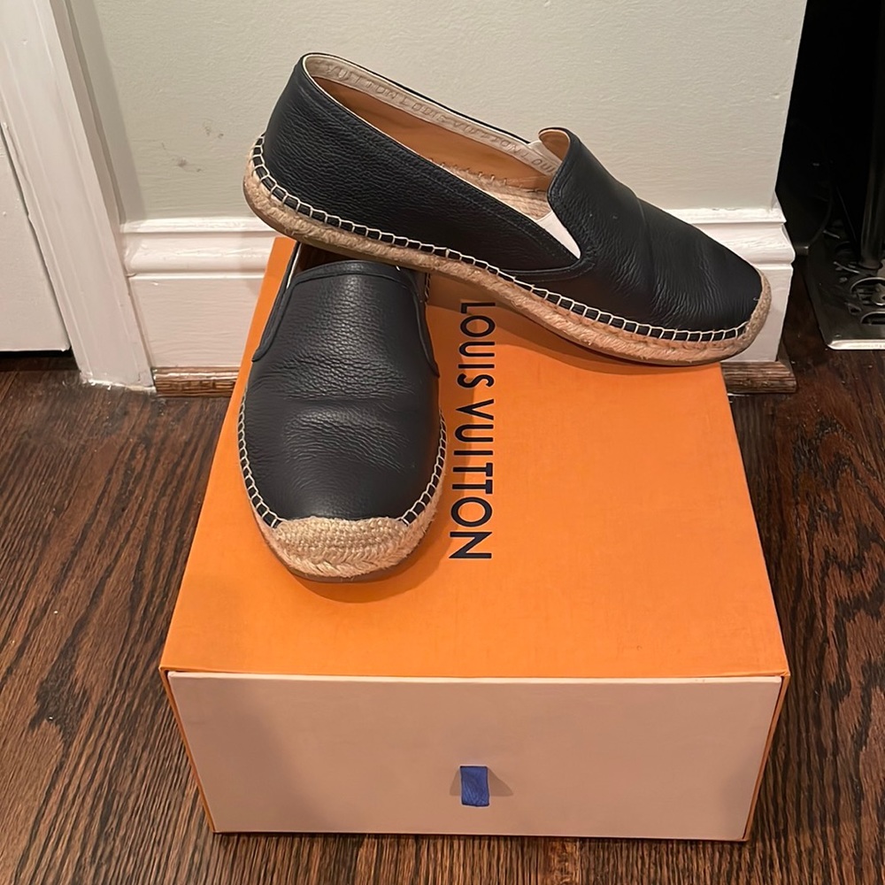 Louis Vuitton leather espadrilles
